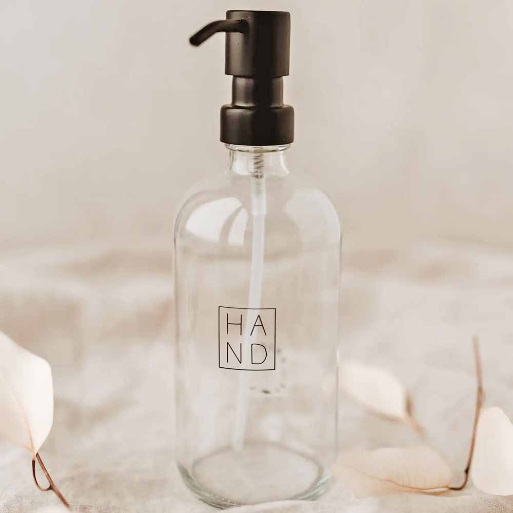 Flacone in vetro con dispenser HAND (500ml) - immagine 2